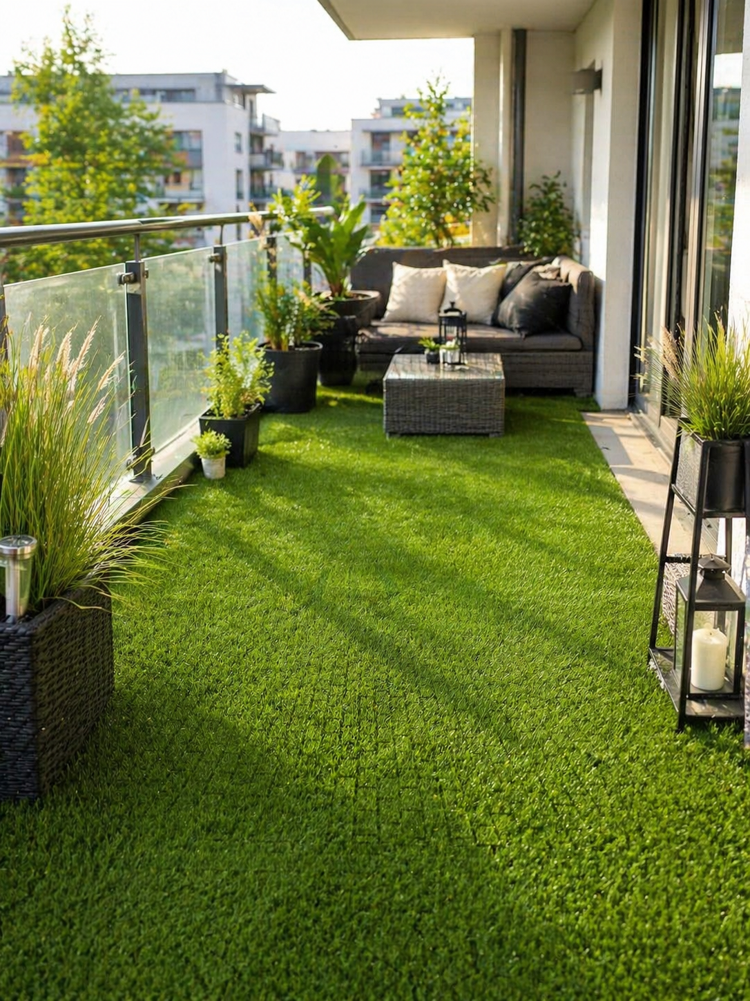 Kunstrasen Balkon: Wasserdurchlässiger Komfort für Ihr Zuhause