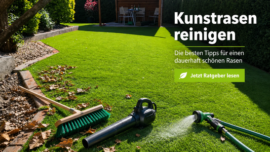 Probleme lösen: Kunstrasen reinigen – So bleibt Ihr Kunstrasen dauerhaft schön